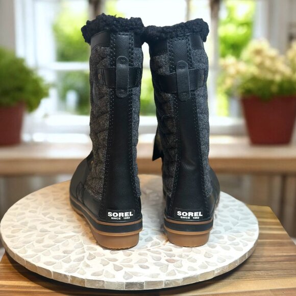 Sorel $199 Tofino II Waterproof Insulated Snow Shearling Duck Boots Black Women’ - Picture 9 of 11